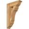 Ekena Millwork Olympic Traditional Rough Sawn Bracket, Western Red Cedar, 6"W x 22"D x 34"H BKT06X22X34OLY01RWR - alternate 1